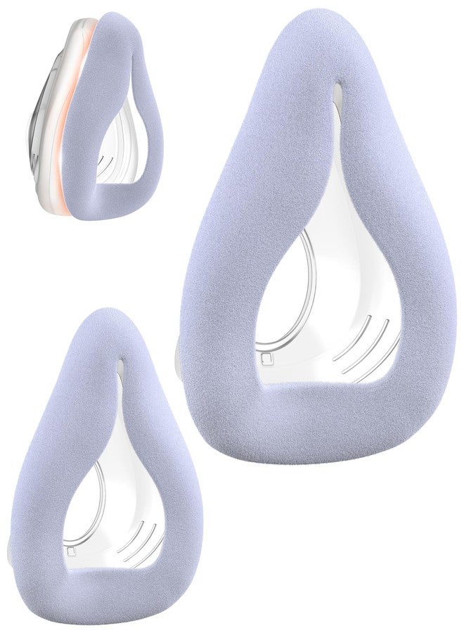 MEDICOLOR Upgraded F20 Fabric Mask Cushion(M) for AirFit F20 & Airtouch F20, Full Face Mask Wrapped by Breathable Fabric, F20 Cushion for CPAP Users, No Silicone Contact & Stuffiness, 2PCS(Medium) - Image 1